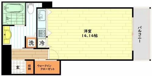 ザ・タワー大阪レジデンス【4階】の間取り