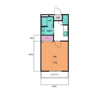 ライズ岡崎【204号室】の間取り