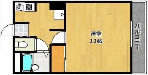 ラフェスタ加東【5階】の間取り