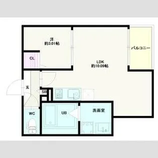 Jack shukuchiⅡ【1階】の間取り
