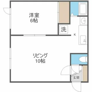 北海道札幌市北区北三十三条西3丁目【アパート】の間取り