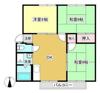 パルBOX’ 89【2階】の間取り