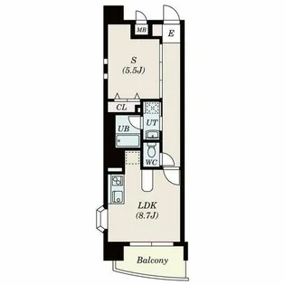 ロイヤルピジョン岩塚【9階】の間取り