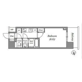アドバンス名古屋ブランシュ【2階】の間取り