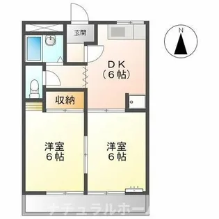 柳ケ丘レジデンス【1階】の間取り