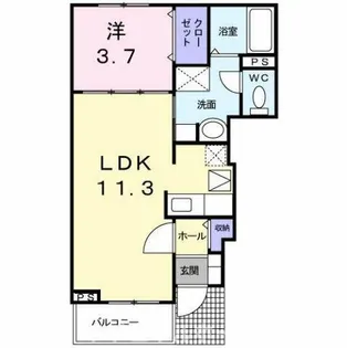 Eterno Fiore【1階】の間取り