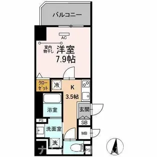 CASA99【4階】の間取り