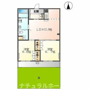 スターガーデン新栄【1階】の間取り