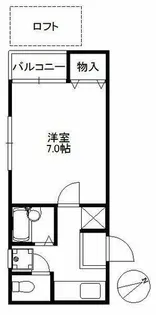 アフェクト姪浜【2階】の間取り