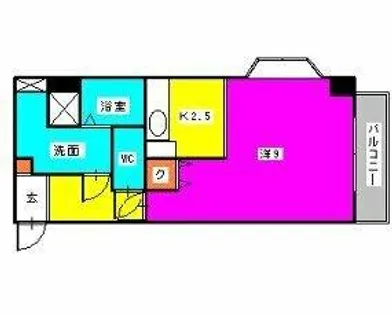 リフレイン愛宕【4階】の間取り