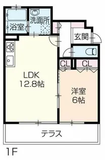 OA FLAT垣内南町【103号室】の間取り