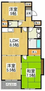 サンモール【3階】の間取り