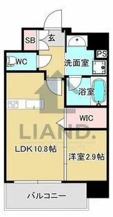ロイヤル博多駅南【1404号室】の間取り