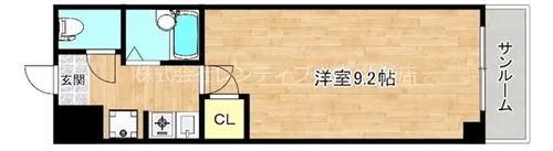 高津ヒルトン【3階】の間取り