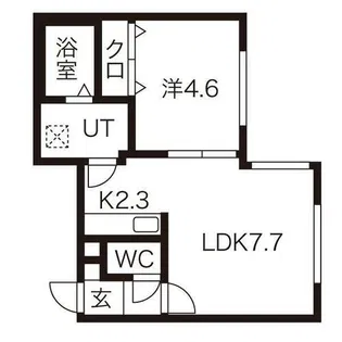 グランフェリーチェ澄川【3階】の間取り