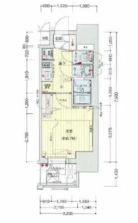 プレサンス新町ウィズジョイ【12階】の間取り