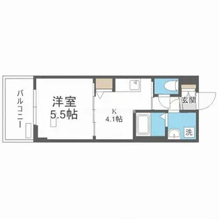 リフレス天王寺国分町【11階】の間取り