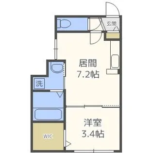 FORTUNA琴似【3階】の間取り