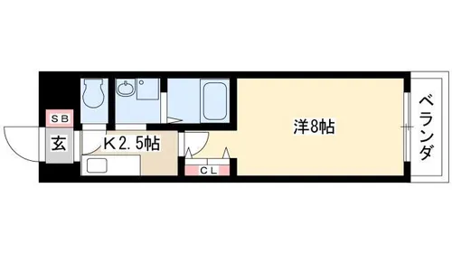 アヴァンコンティア小幡【3階】の間取り