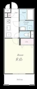 スチュディオユイ【3階】の間取り