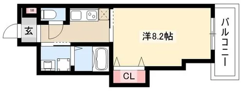 エルメディオ千種【3階】の間取り