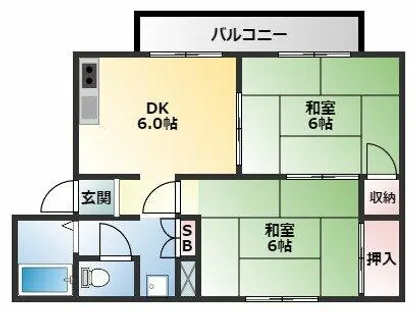 フレマリールさかえ【1階】の間取り