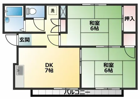 フレマリールさかえ【1階】の間取り