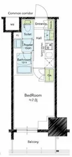 クレストコート靱公園 THE CLASS【8階】の間取り