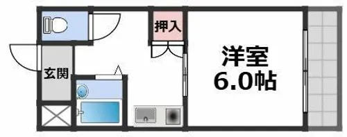 TAIHOメゾン大今里【4階】の間取り