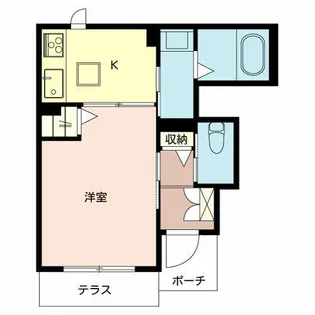 シャーメゾン恵美酒【0102号室】の間取り