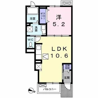 グレイス【1階】の間取り