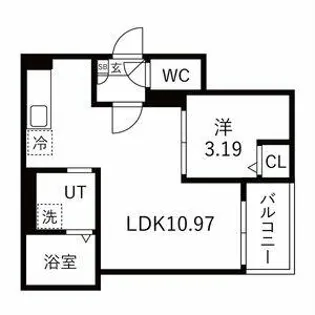 Jack nodaⅠ【3階】の間取り