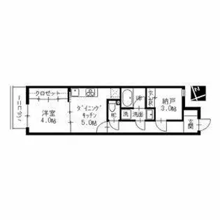 RECO東別院【2階】の間取り