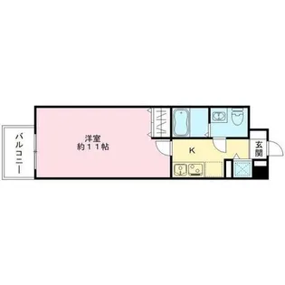 セレブコート梅田【5階】の間取り