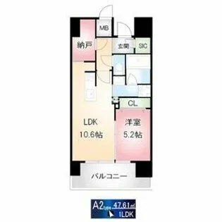 アースグランデ泉【10階】の間取り