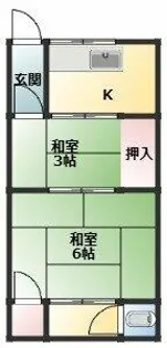 恵我之荘文化【2階】の間取り