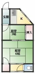 恵我之荘文化【2階】の間取り