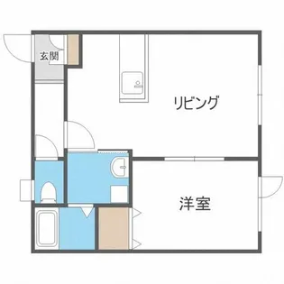 カーサフィオーレ【1階】の間取り