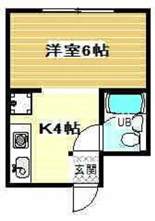 松ハイツ【2階】の間取り