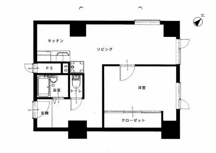 全国ビルニューオリンピア【7階】の間取り