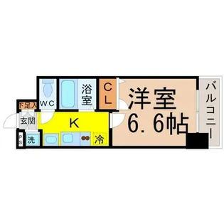 プレサンス名古屋STATIONアブソリュート【7階】の間取り