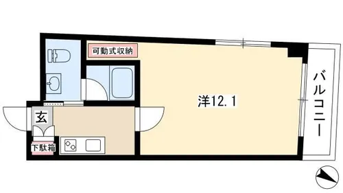 エスポアール光洋【306号室】の間取り