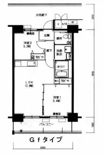 アメニティコート明舞【203号室】の間取り