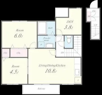 グランディール【2階】の間取り