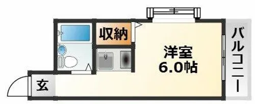 大阪府大阪市東淀川区豊里2丁目【マンション】の間取り