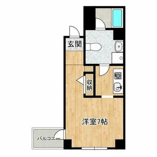 エンプレス上本町【8階】の間取り