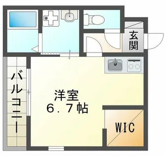 エターナルシー舞子台【2階】の間取り