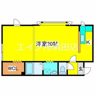 サンピア 3丁目館【302号室】の間取り