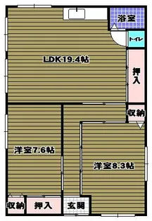 ハイムニシキ【1階】の間取り
