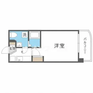 SERENiTE天六西【10階】の間取り